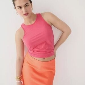 J Crew Cotton Knot Tank Top
